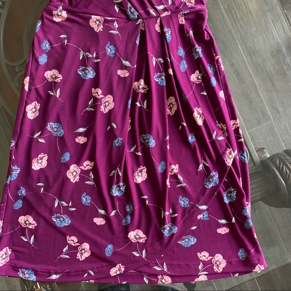 BANANA REPUBLIC FLORAL DRESS SIZE S Petite - Picture 13 of 17